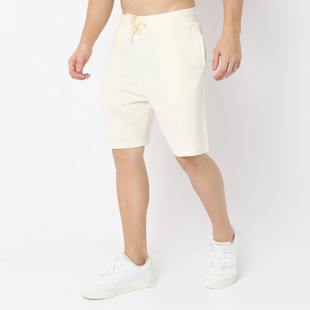 Oversize Structured Knee Length Shorts