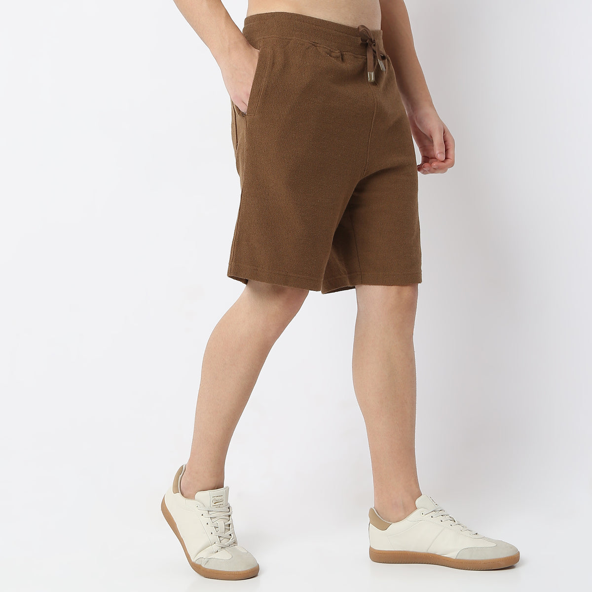 Oversize Structured Knee Length Shorts