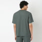 Crew Neck Structured Oversize Half Sleeve Round Neck T-Shirt