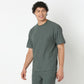 Crew Neck Structured Oversize Half Sleeve Round Neck T-Shirt