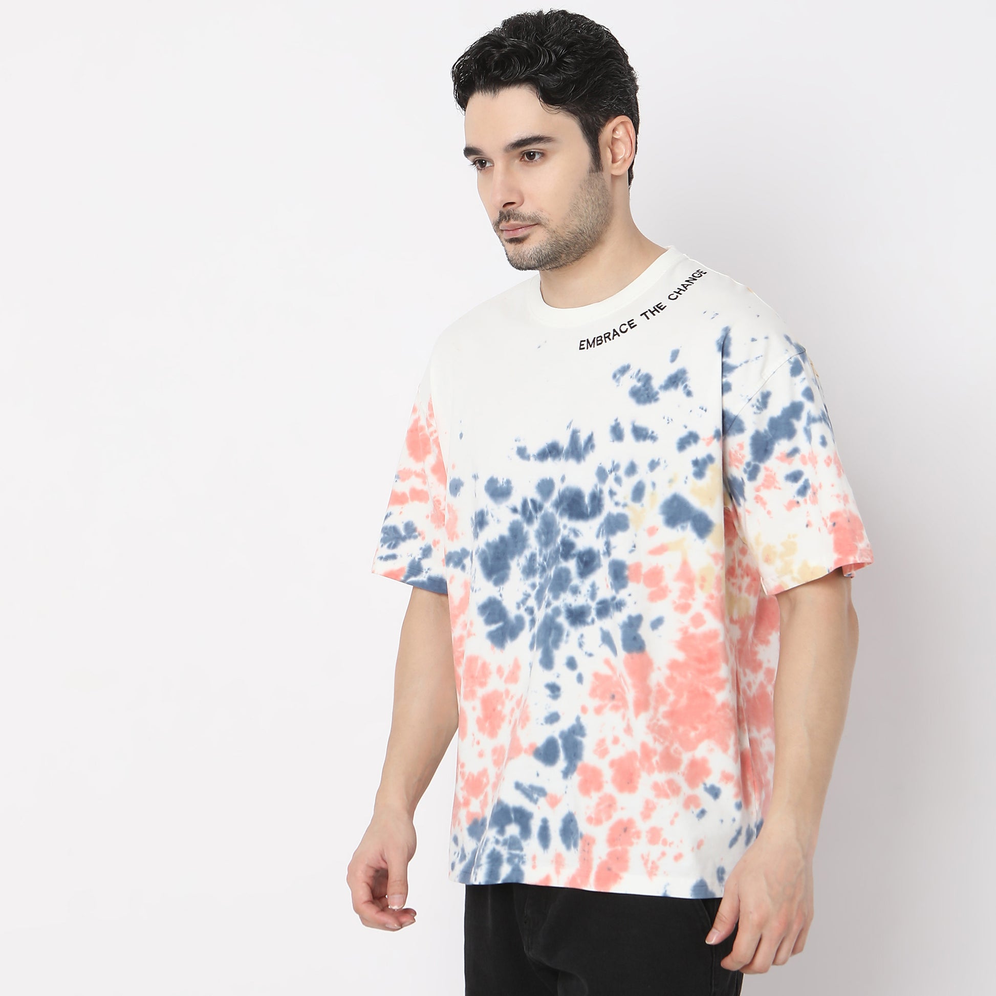 Oversize Tie - Dye Crew Neck Modern Street T-Shirt