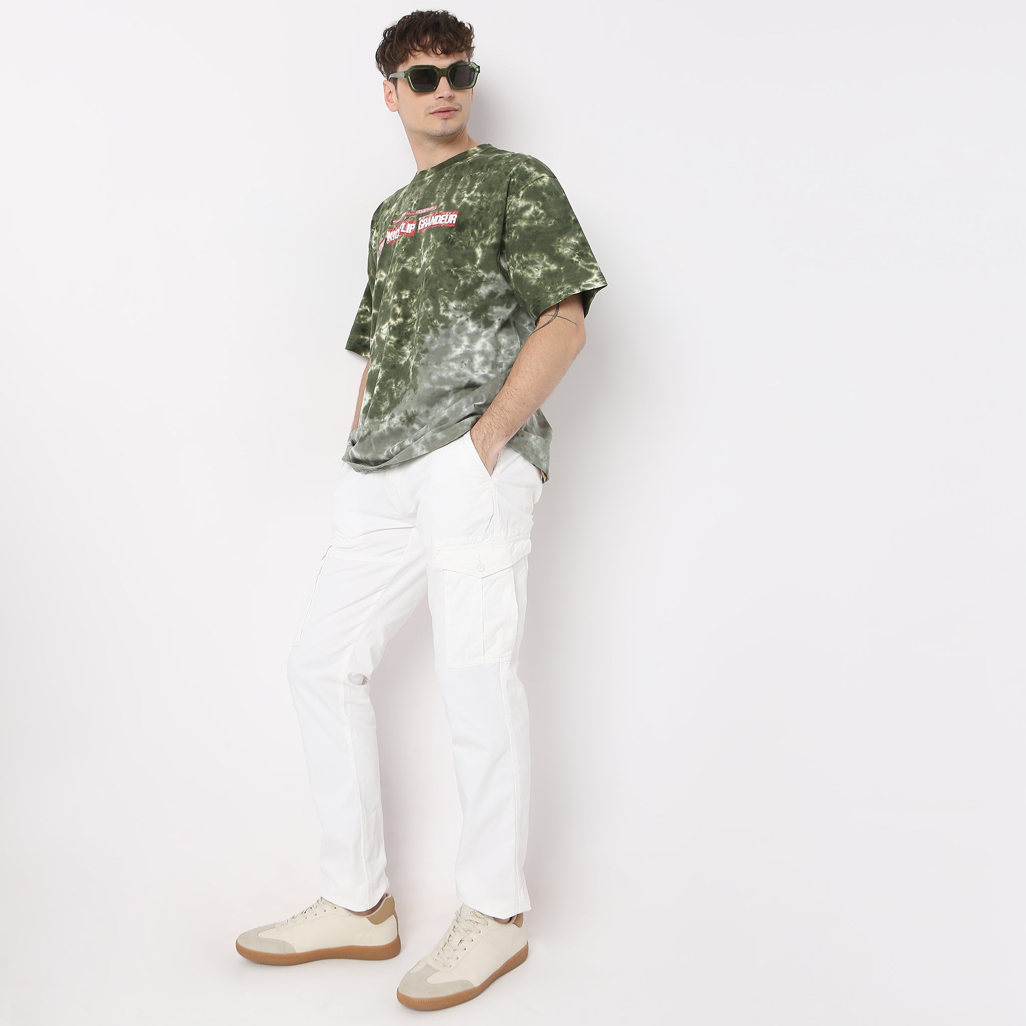 Oversize Tie - Dye Crew Neck Modern Street T-Shirt