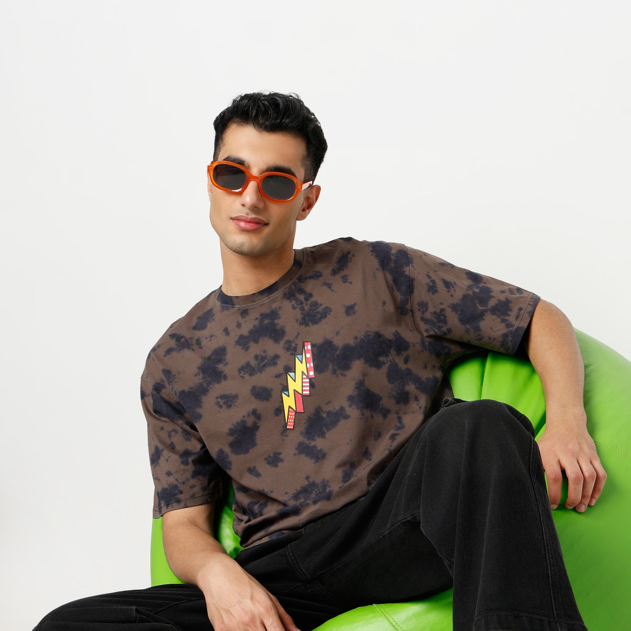 Oversize Tie - Dye Regular Length T-Shirt