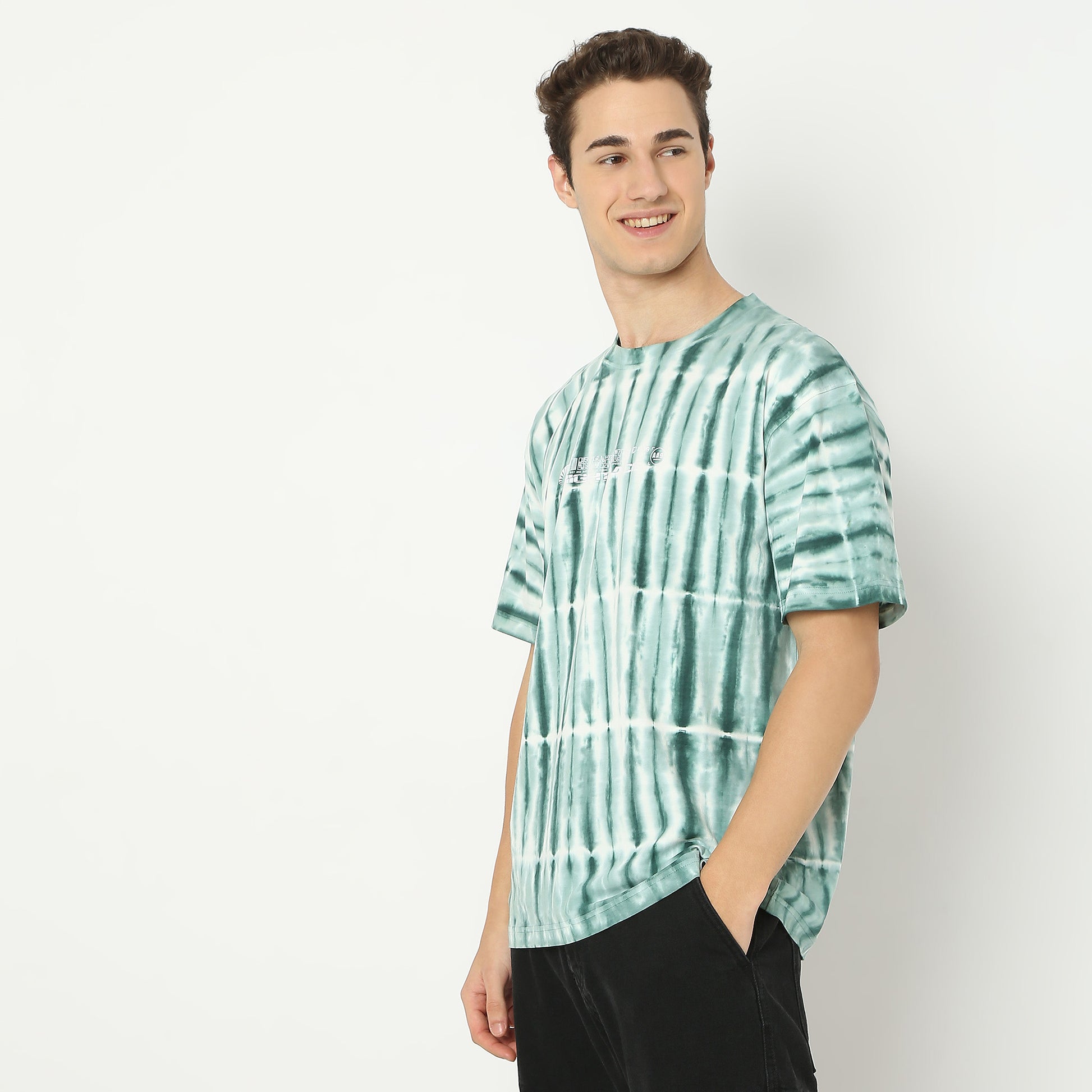 Oversize Tie - Dye Crew Neck Modern Street T-Shirt