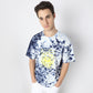 Oversized Cew Neck Modern Street Tie-Dye T-Shirt