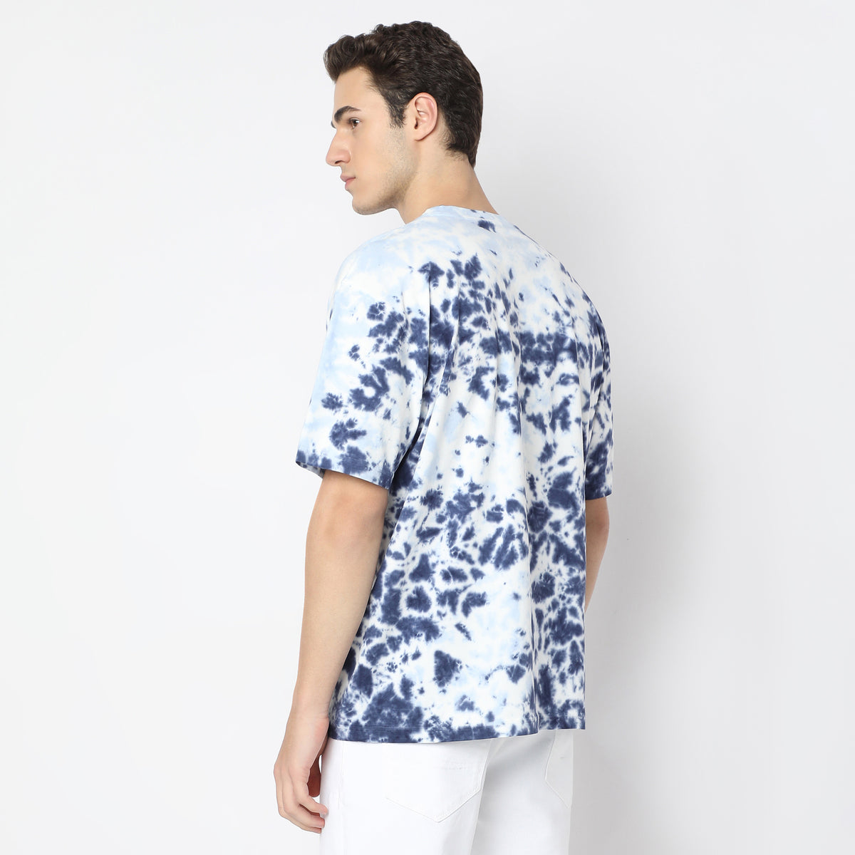 Oversized Cew Neck Modern Street Tie-Dye T-Shirt