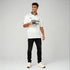 Oversize Drip Graphic Polo T-Shirt