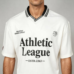 Oversize Drip Graphic Polo T-Shirt