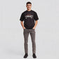Cotton Graphic Crew Neck Drip Oversize T-Shirt