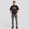 Cotton Graphic Crew Neck Drip Oversize T-Shirt
