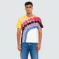 Cotton Tie and Dye Oversize Graphic T-Shirt