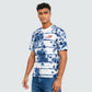 Cotton Tie and Dye Oversize Graphic T-Shirt