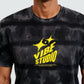 Cotton Tie and Dye Oversize Graphic T-Shirt