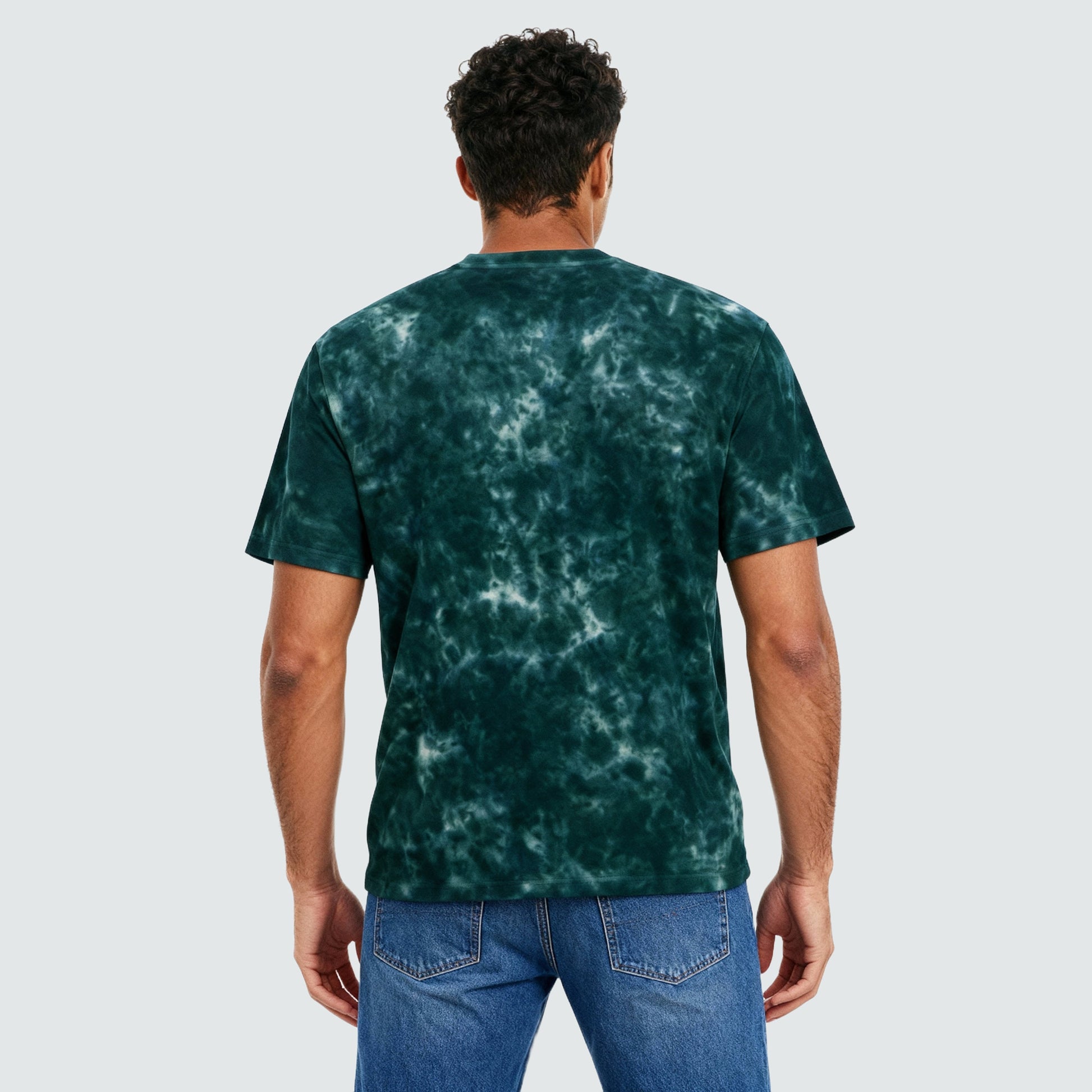Cotton Tie and Dye Oversize Graphic T-Shirt