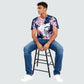 Cotton Tie and Dye Oversize Graphic T-Shirt