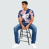 Cotton Tie and Dye Oversize Graphic T-Shirt