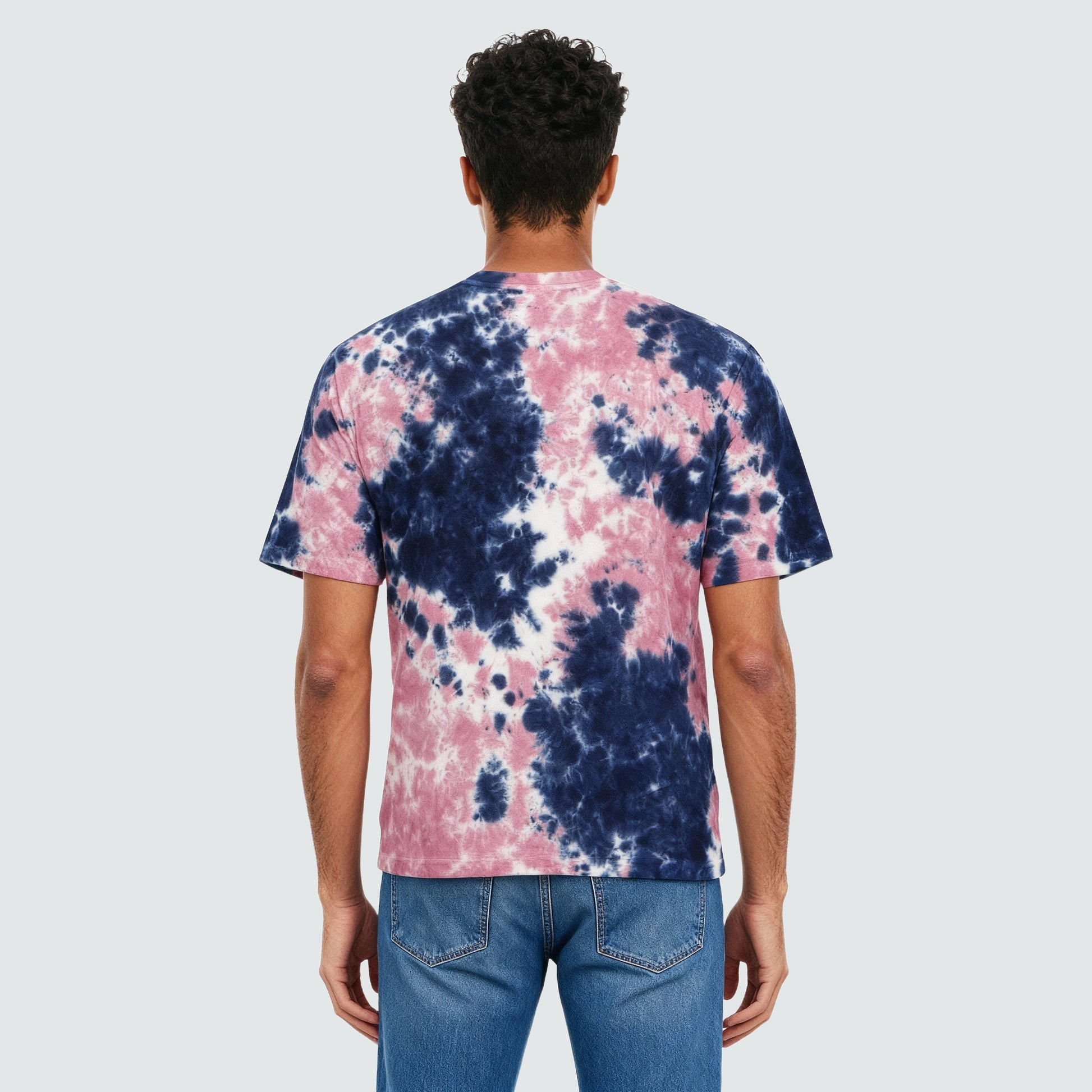 Cotton Tie and Dye Oversize Graphic T-Shirt