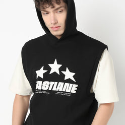 Oversized Crew Neck Drip T-Shirt