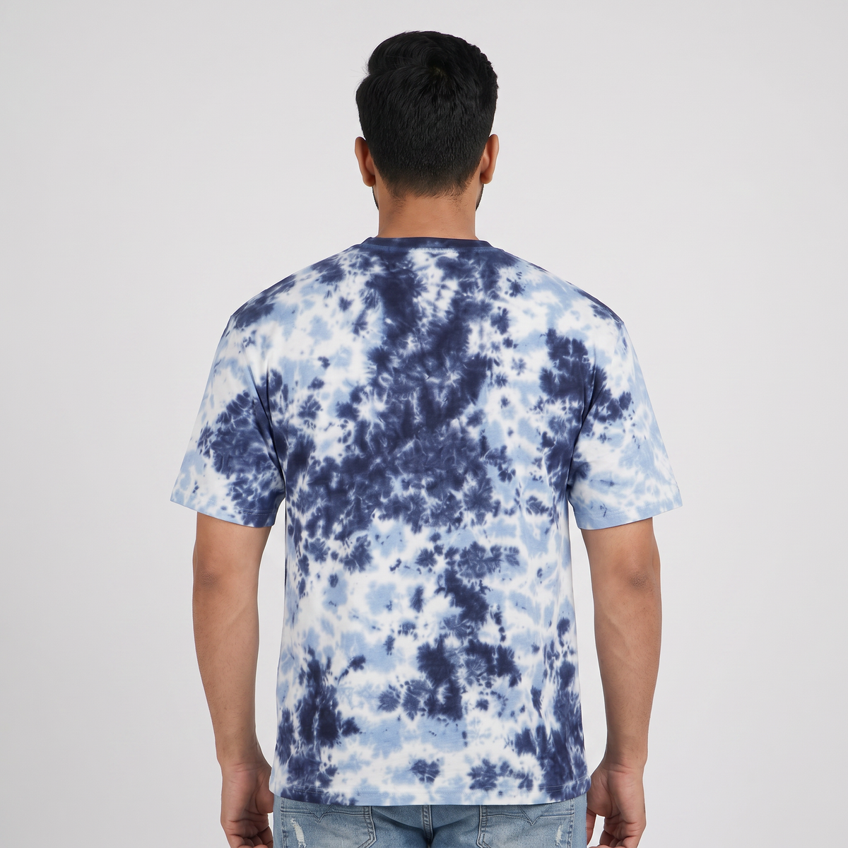 Cotton Tie - Dye Crew Neck T-Shirt