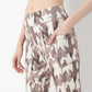 Printed Full Length Slim Fit High Rise Trackpants