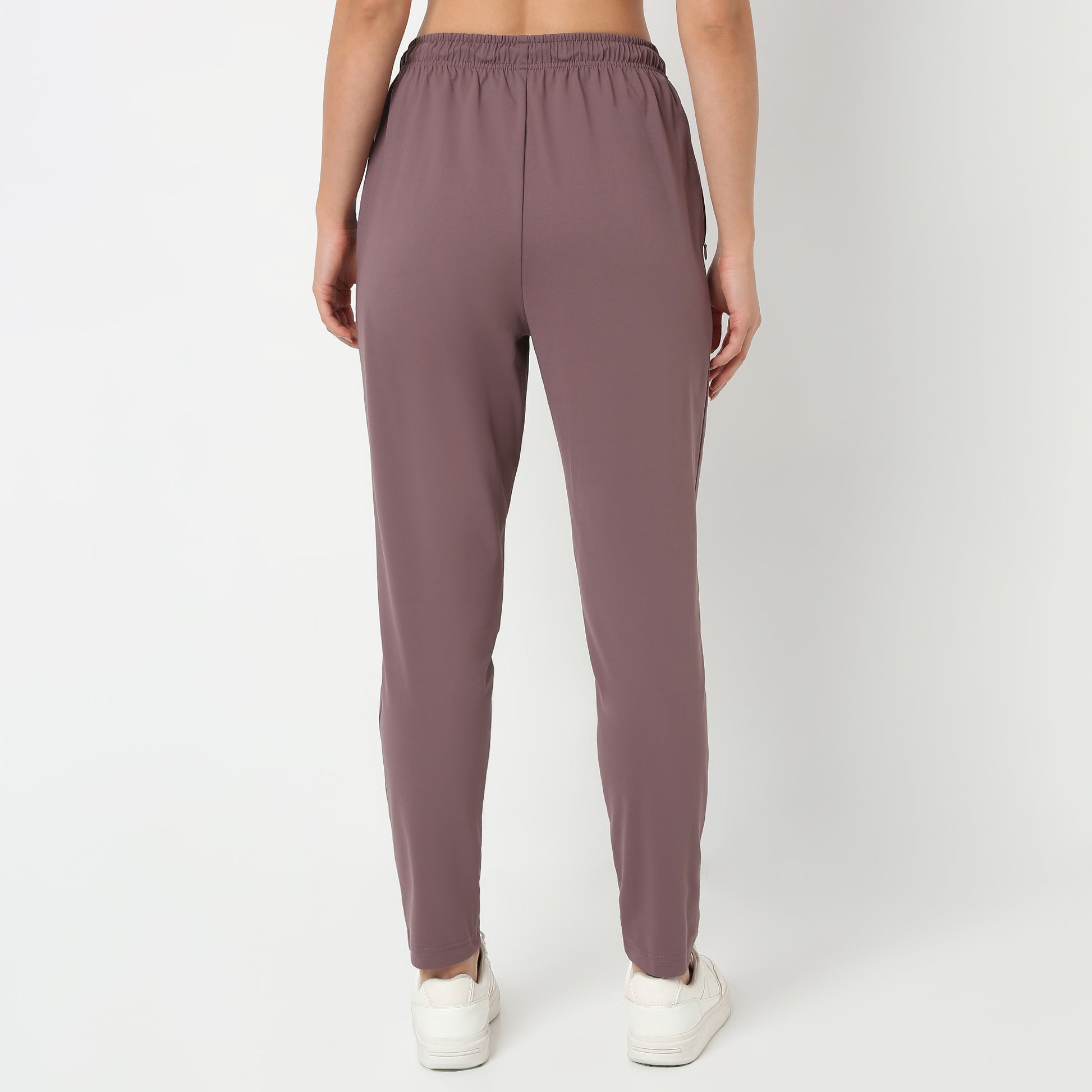 Women Solid Ankle Length Relaxed Fit Active Trackpants