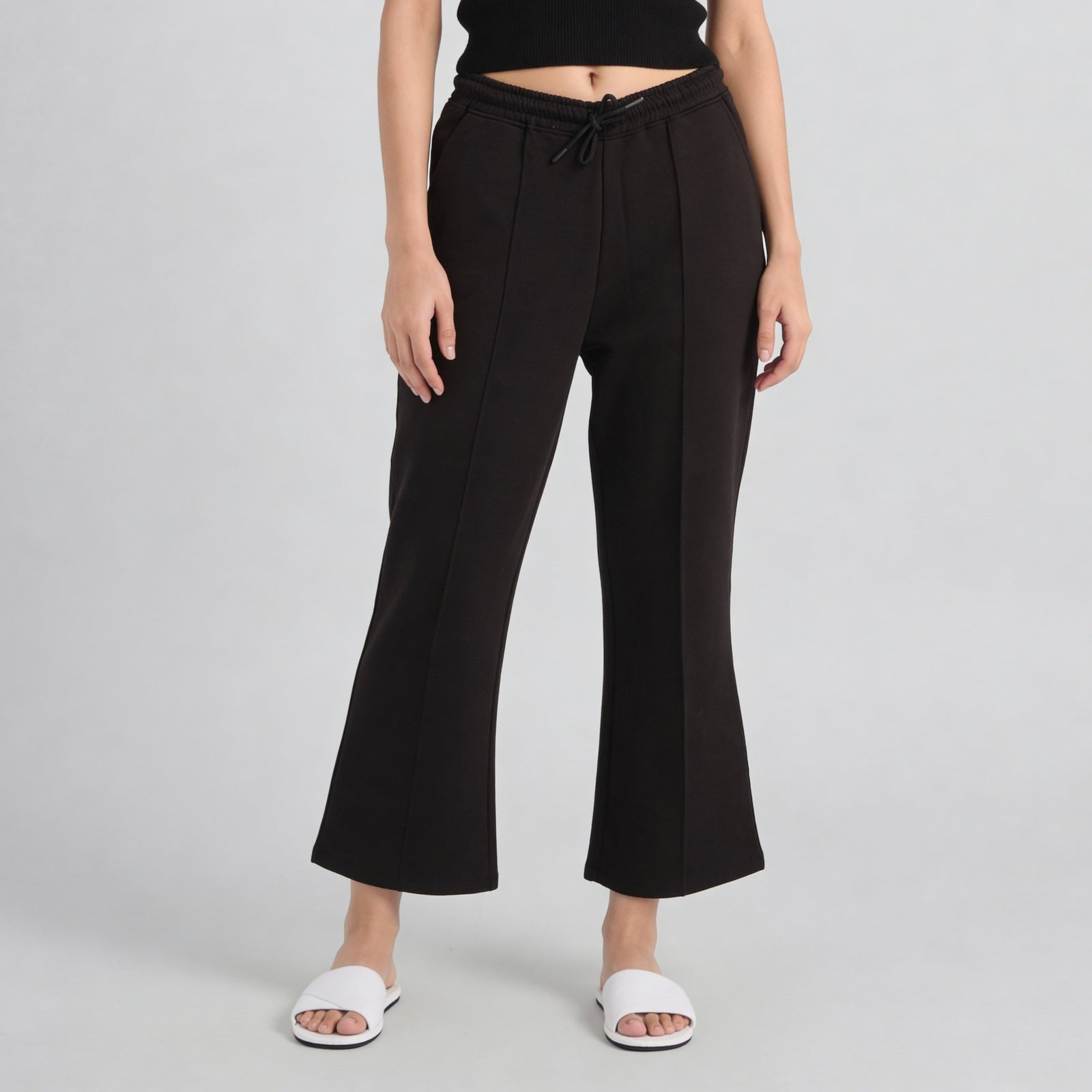 Ankle Length High Rise Trackpants