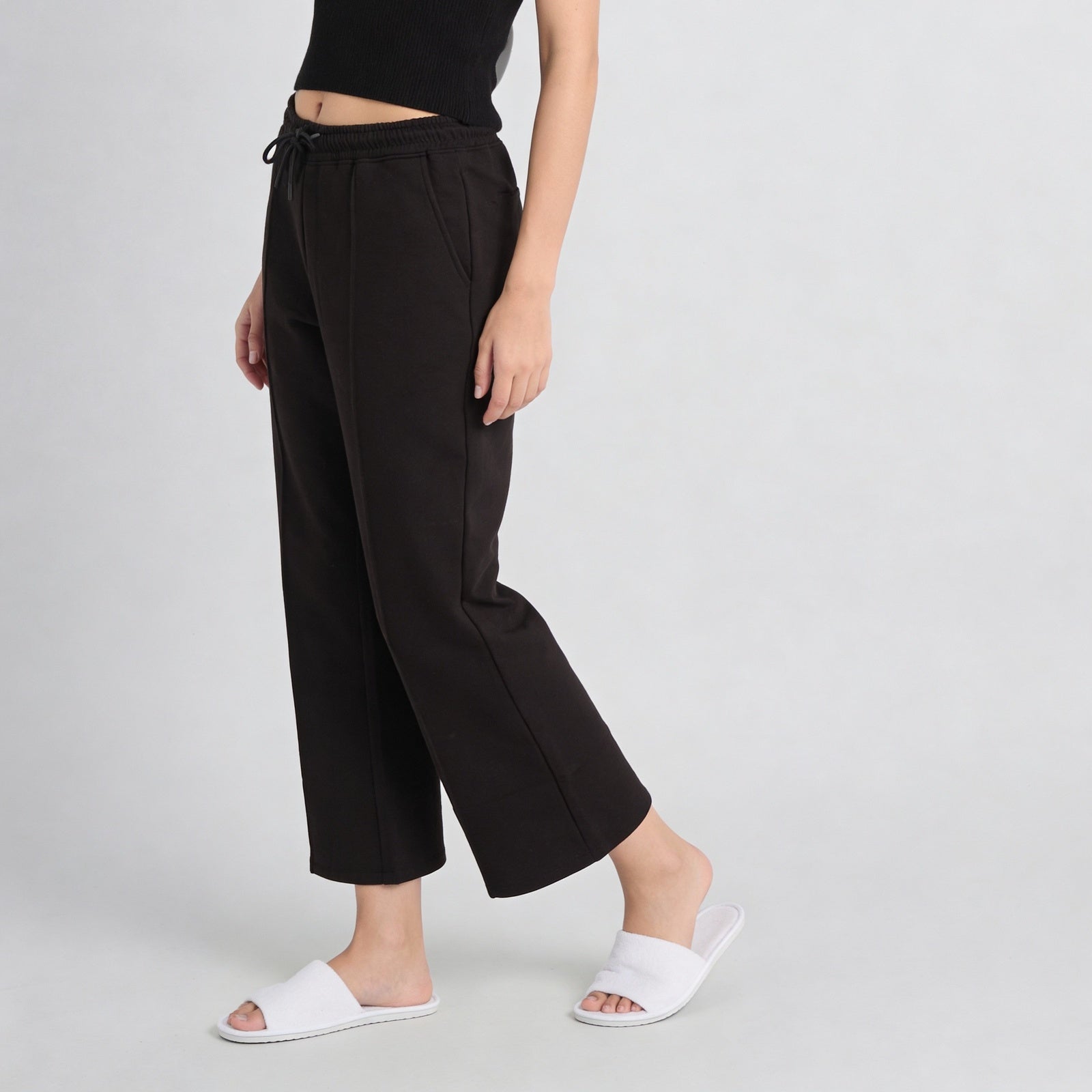 Ankle Length High Rise Trackpants
