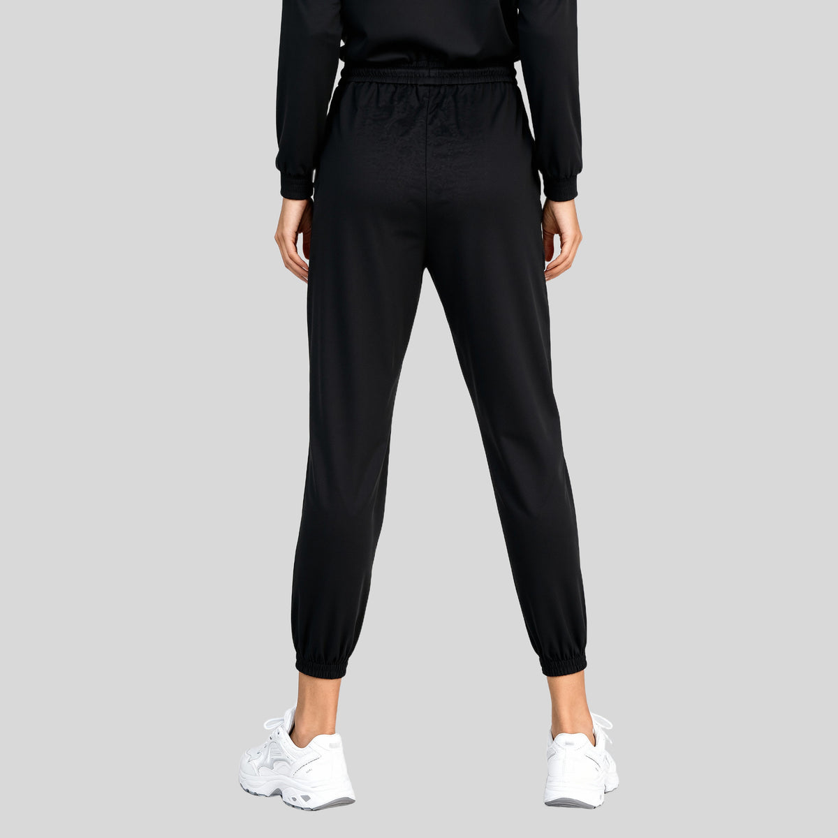 High Rise Active Joggers With Patch Pockets