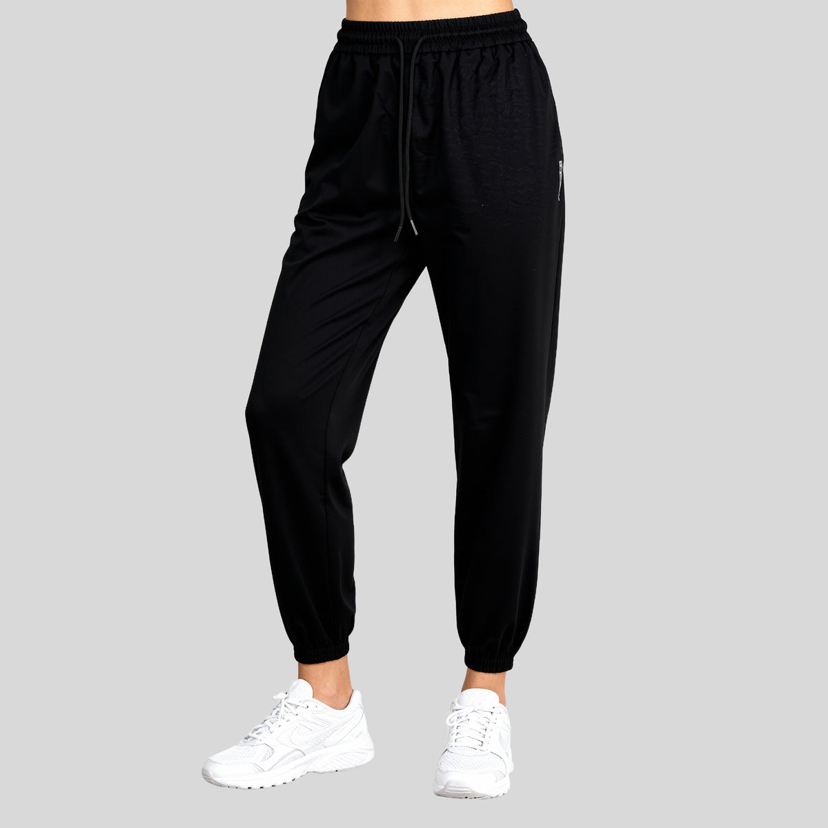 High Rise Active Joggers With Patch Pockets