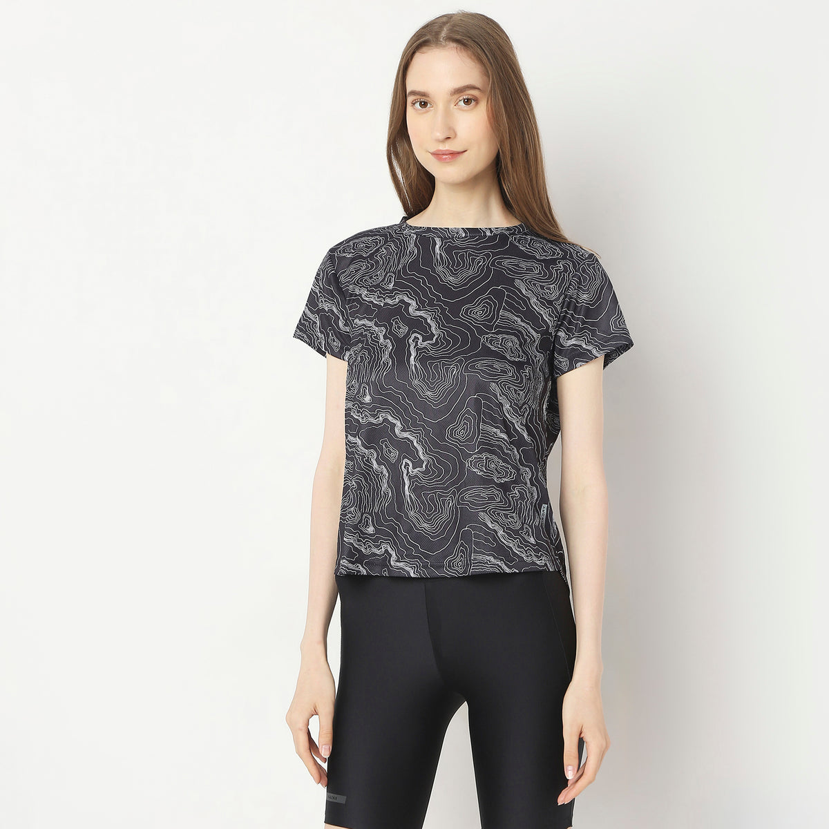 Regular Fit Abstract T-Shirt