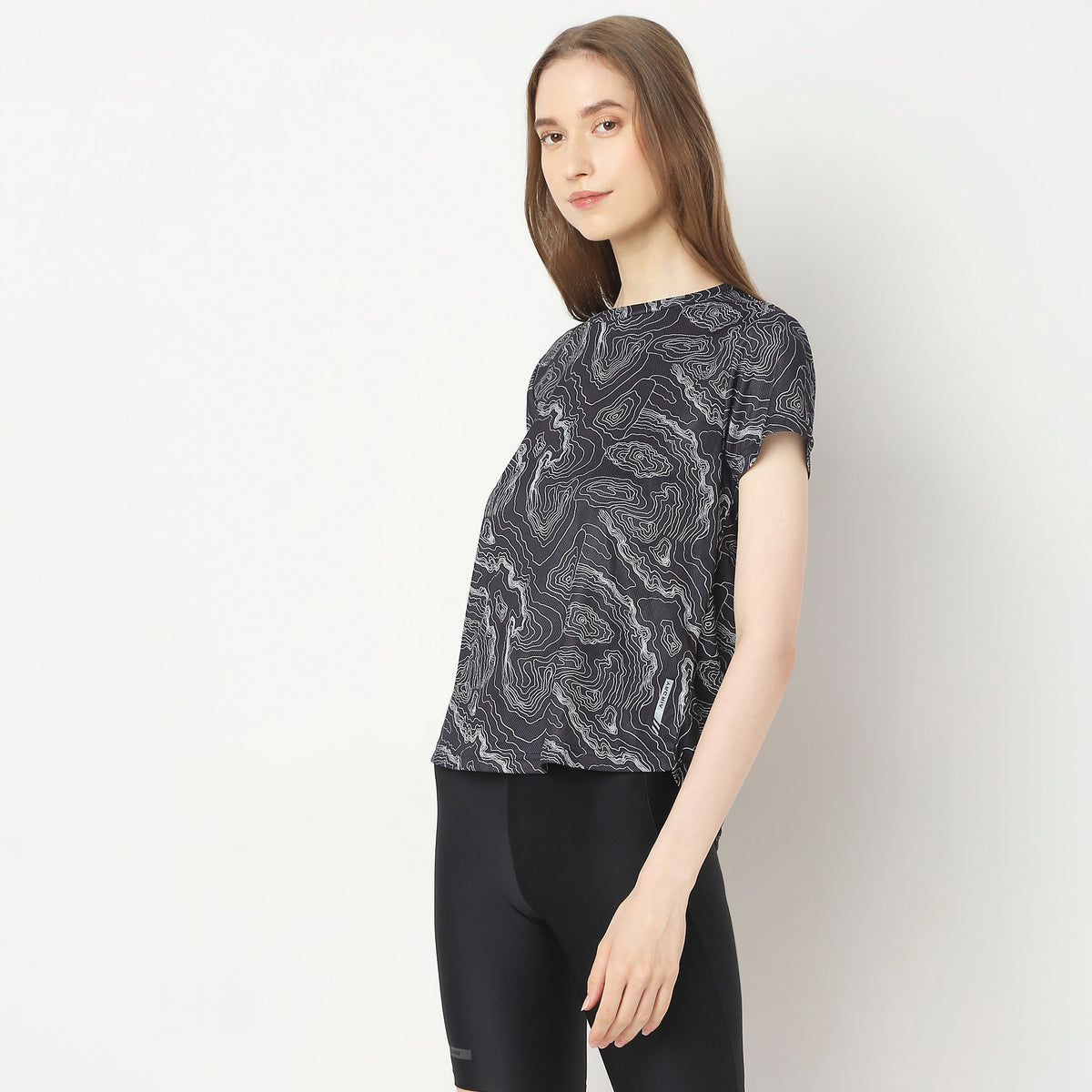 Regular Fit Abstract T-Shirt