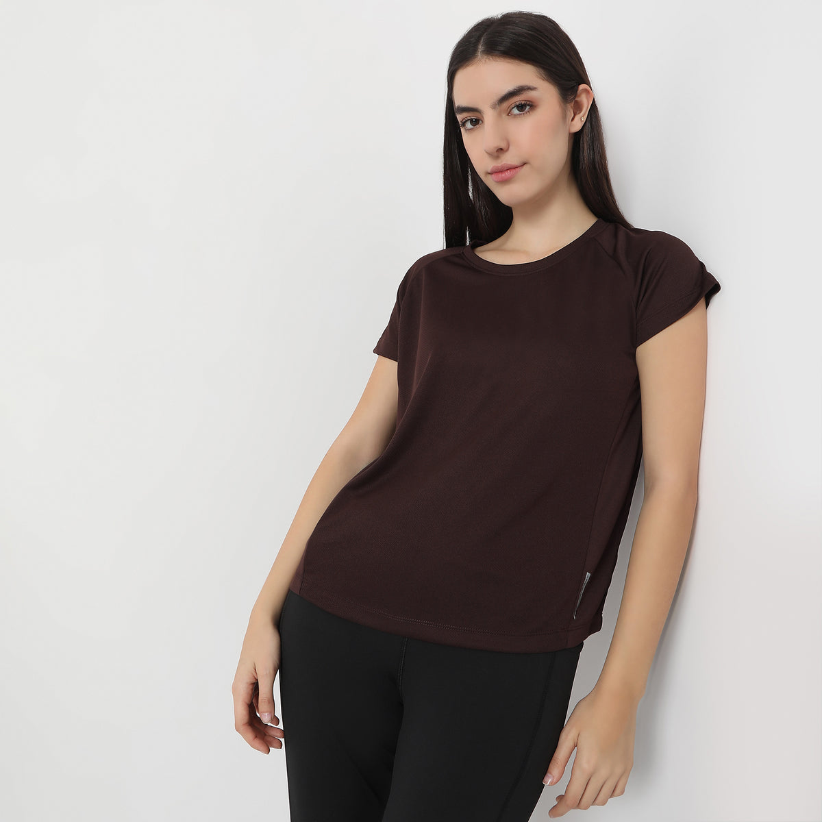 Regular Fit Solid T-Shirt