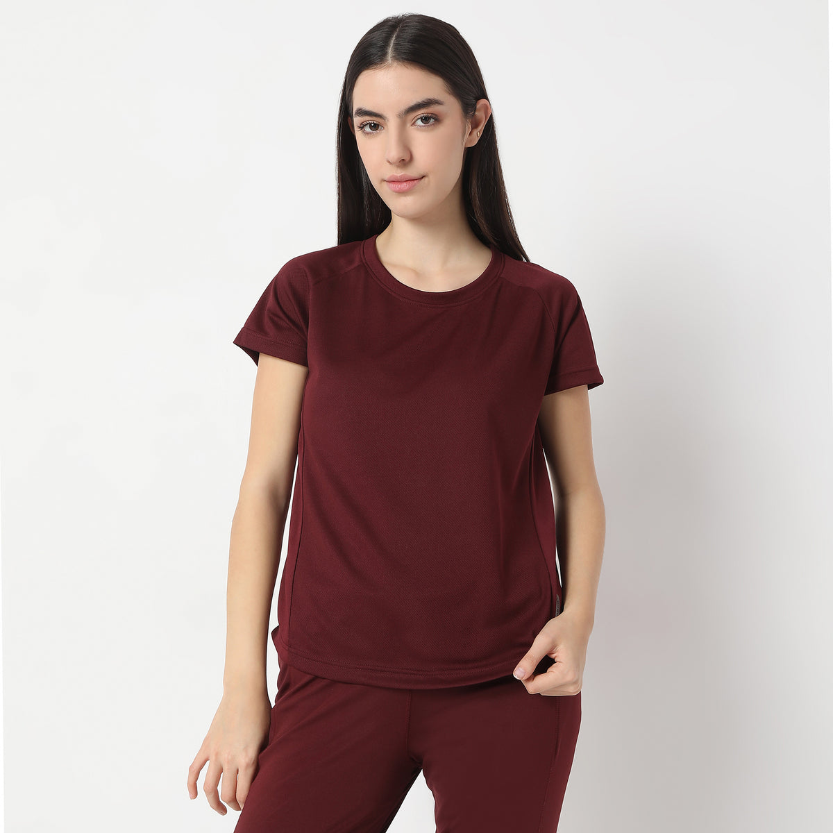 Regular Fit Solid T-Shirt