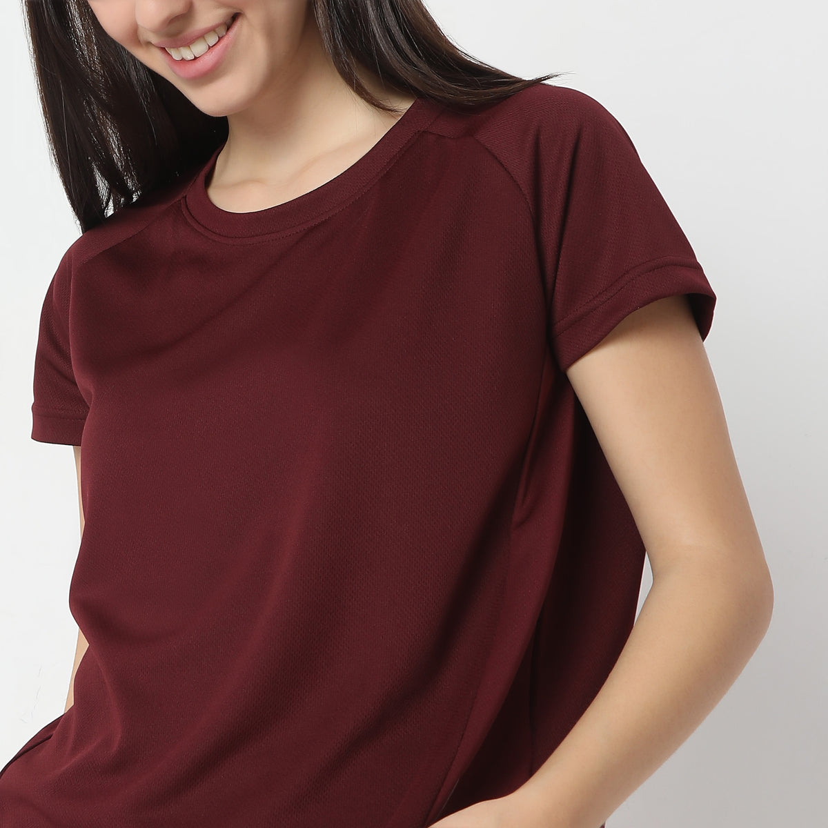 Regular Fit Solid T-Shirt