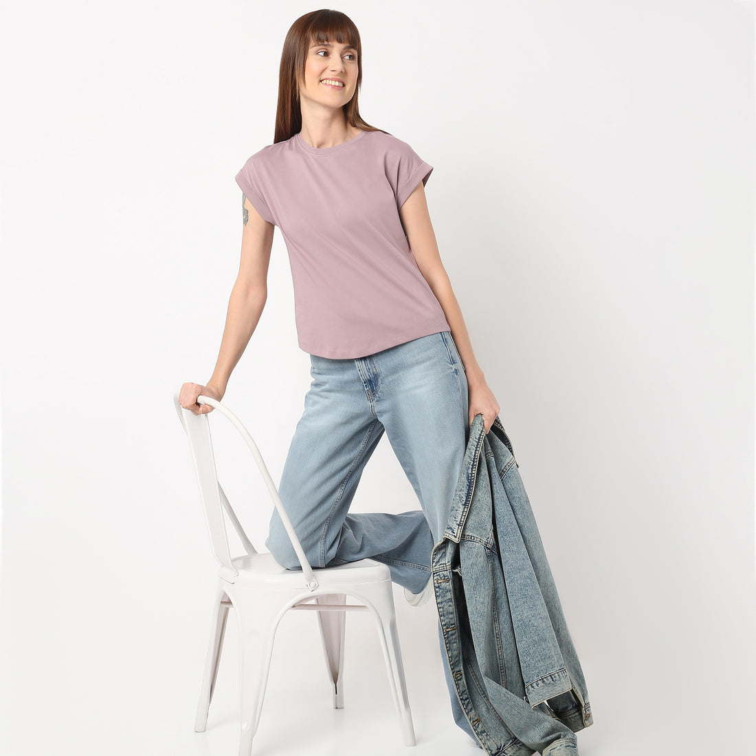 Airdry Solid T-Shirt Suitable For High Performance Activities 