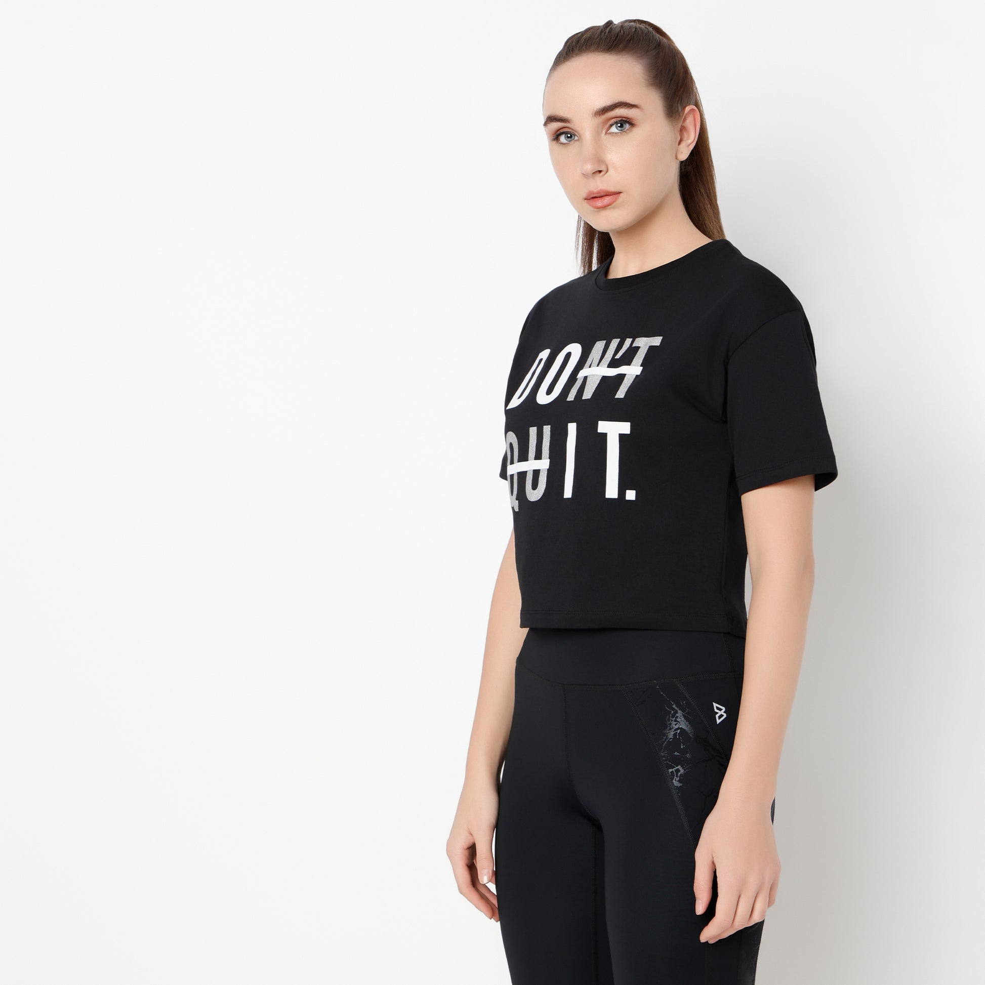Boxy Fit Graphic Round Neck T-Shirt