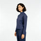 Women Solid Turtle Neck Full Sleeve Active With Sports Jacket T-Shirt