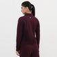 Women Solid Turtle Neck Full Sleeve Active With Sports Jacket T-Shirt