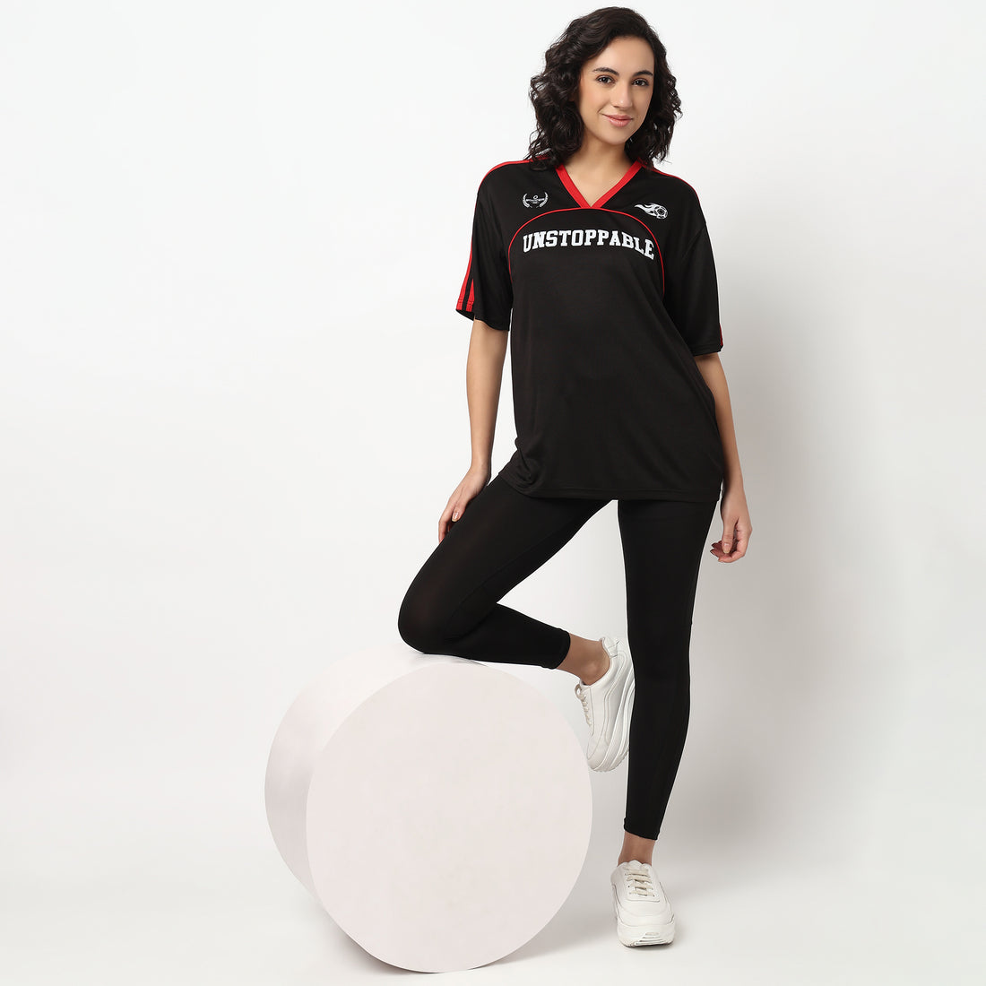 Buy Women Oversize Graphic Short Sleeve T-Shirt  - Style Union
