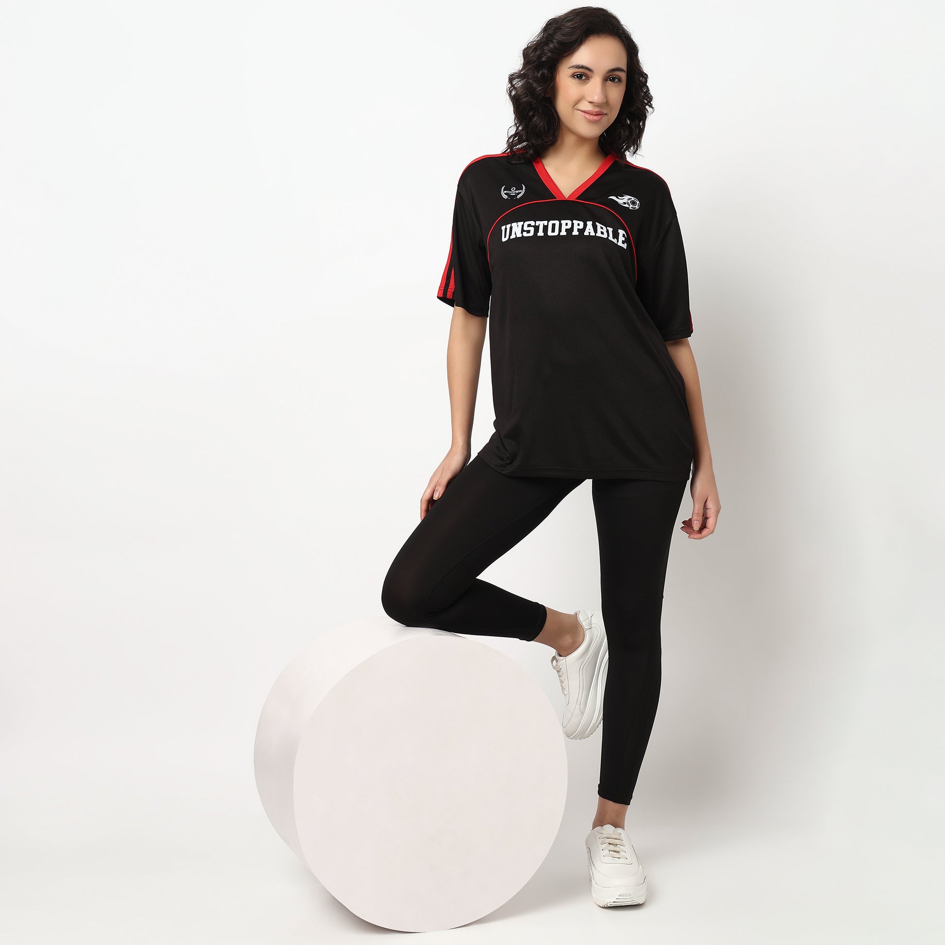 Buy Women Oversize Graphic Short Sleeve T-Shirt  - Style Union