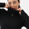 Airdry High Neck Jacket with Front Zipper Opening