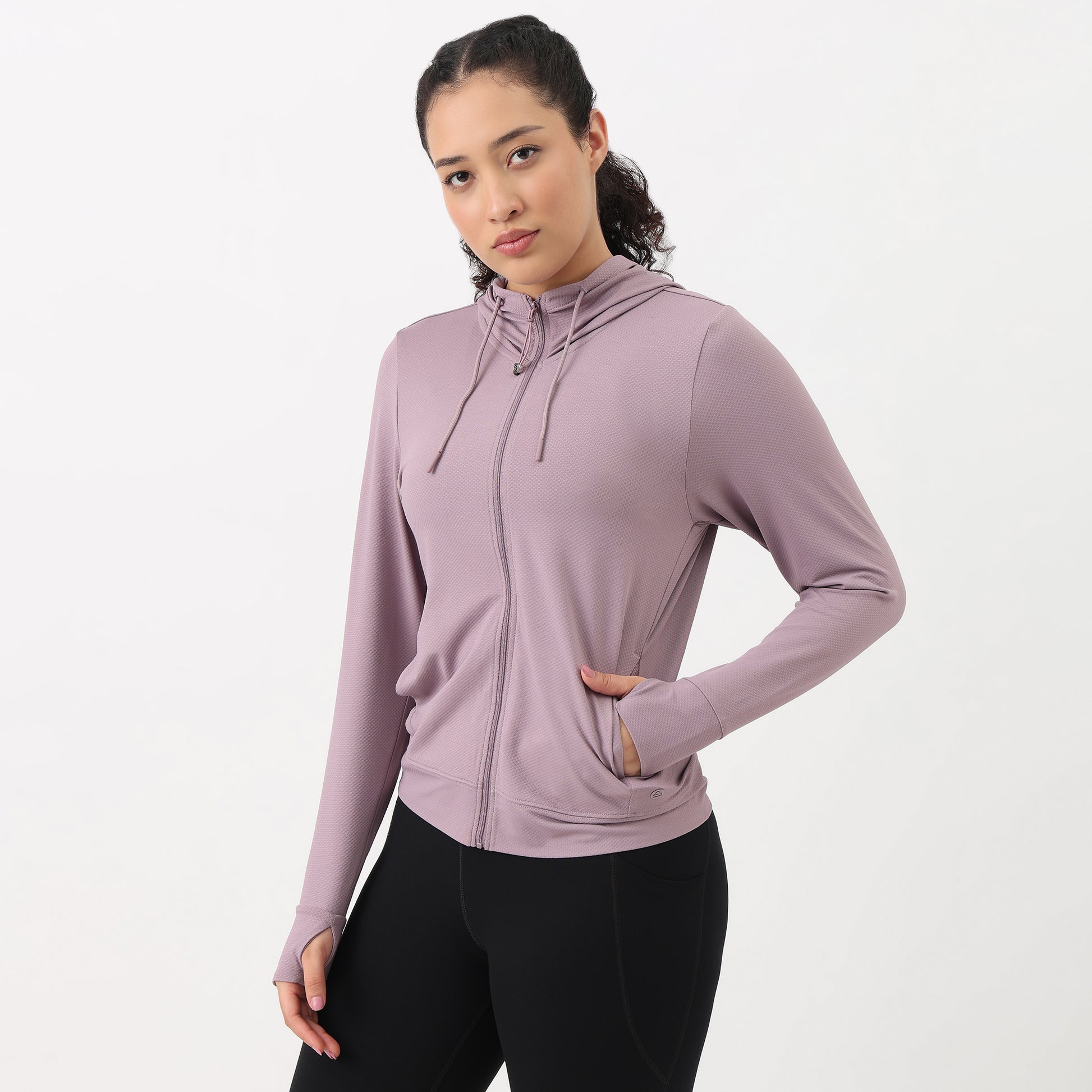 Airdry Solid Hoodie Jacket