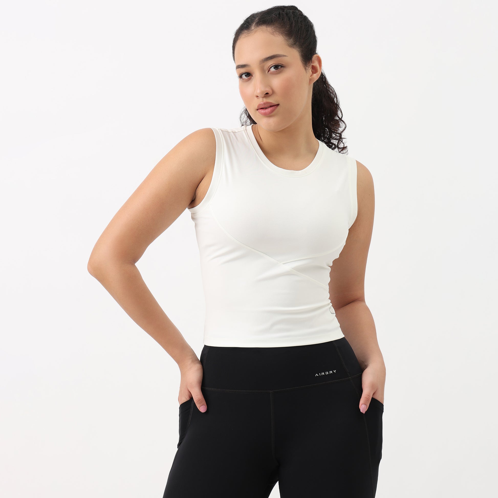 Airdry - Dryfit Tank - Slim Fit Solid Performance Tee