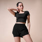 Sculpt Tee – Airdry® Cropped T-Shirt – Sculpt Fit, Lightweight Comfort