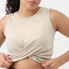 Airdry Tank With Twisted Knot In Front