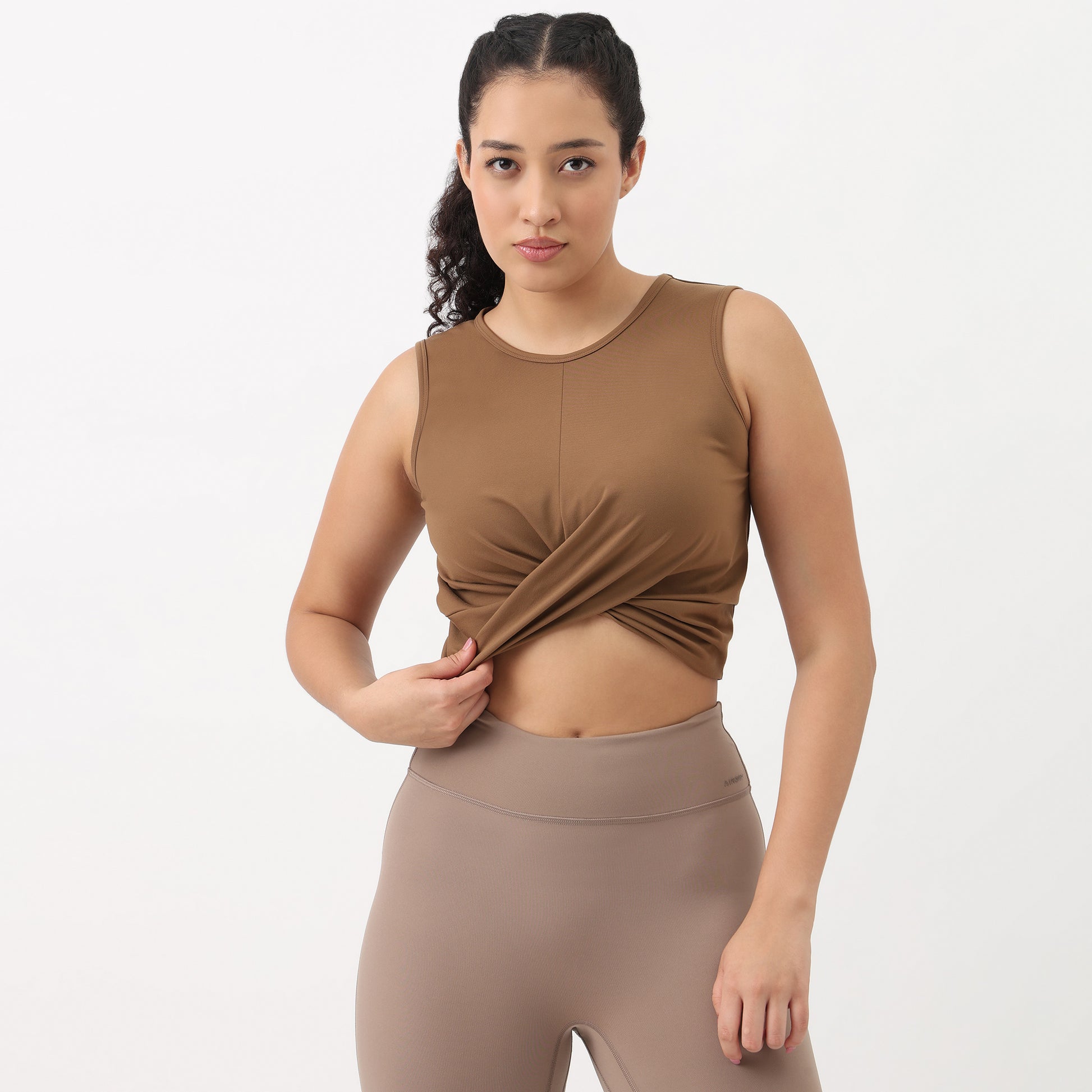 Airdry Tank With Twisted Knot In Front