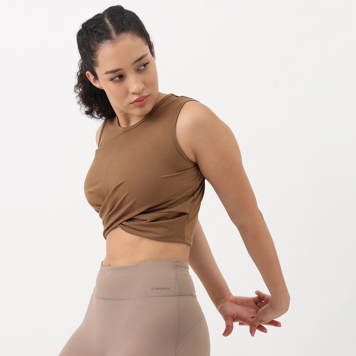 Airdry Tank With Twisted Knot In Front