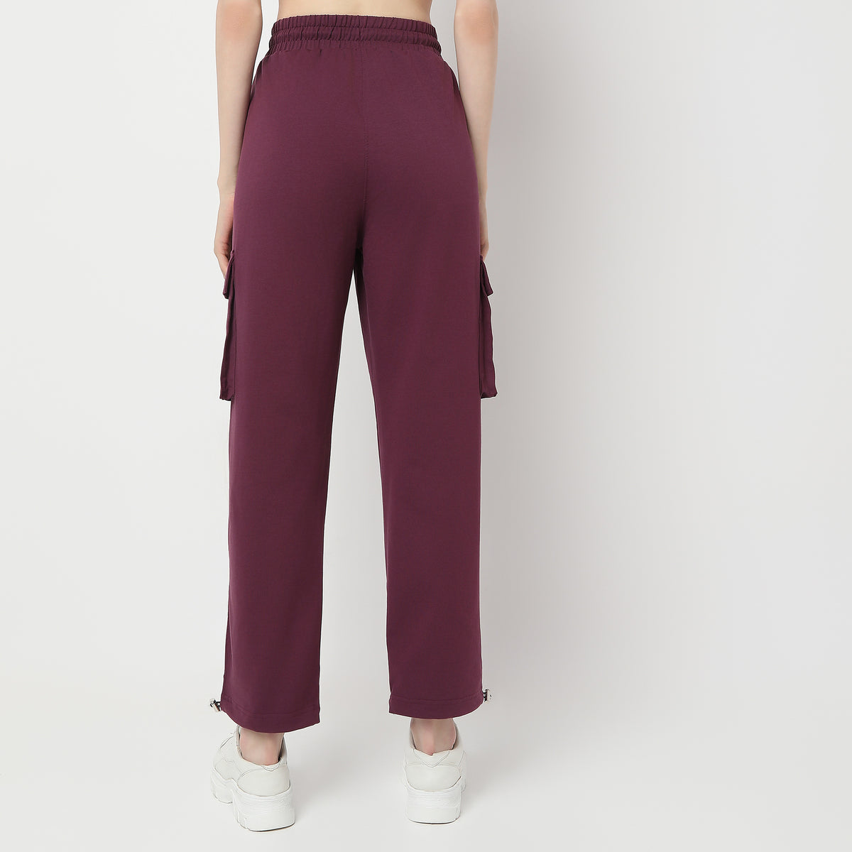 Relaxed Fit High Rise Joggers