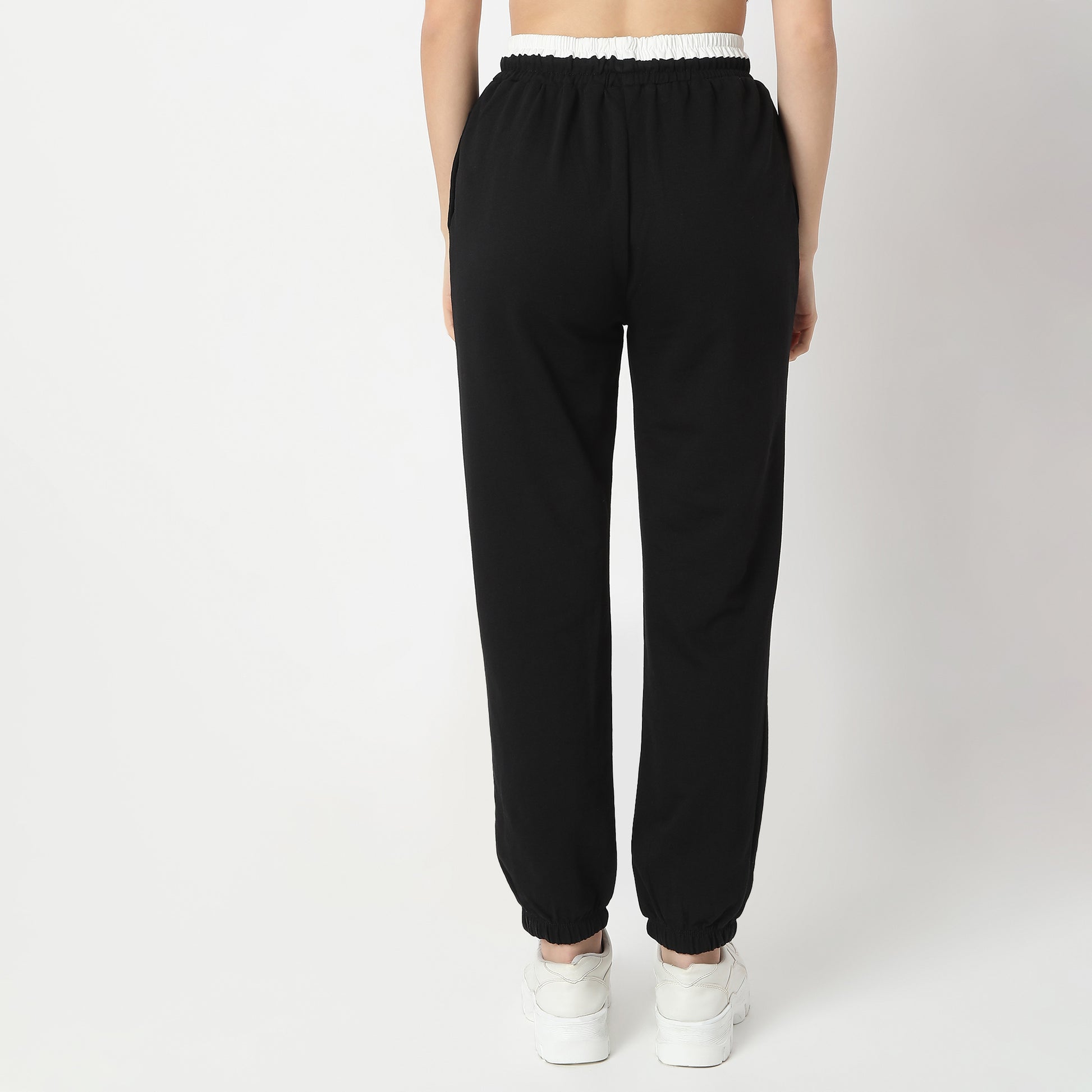 Regular Fit Solid High Rise Leggings