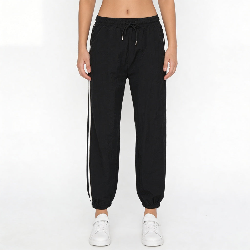 High Rise Solid Joggers